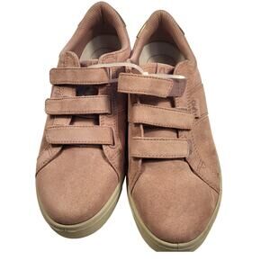 Ryka Viv Classic 2 sneakers pink suede-like material hook-and-loop Women sz 7.5